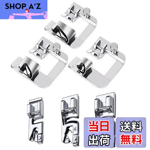 【送料無料】DFsucces ミシン 押え足 三巻押さえ 交換用ミシン押さえ アタッチメント 多機能 家庭用ミ..