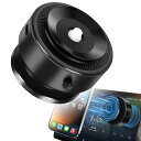 TeamSky 車載 スマホホルダー 電動真空吸着式 磁気吸盤 スマホホルダー 角度調整 強力マグネット スマホスタンド 携帯電話ホルダー 超強吸着力 1.5KG 耐荷重 360度回転 安定感 落下防止 取り付け簡単 小型 車載ホルダー 全機種/全車種対応