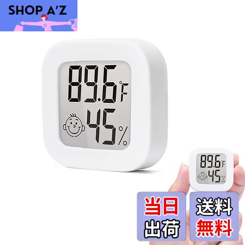 【送料無料】Cluoling ミニデジタル温度計湿度計 温度湿度計 温度計湿度計 デジタル キャンプ 湿度計 室温計 に適用する ペット飼育 ベビールーム 車 ...