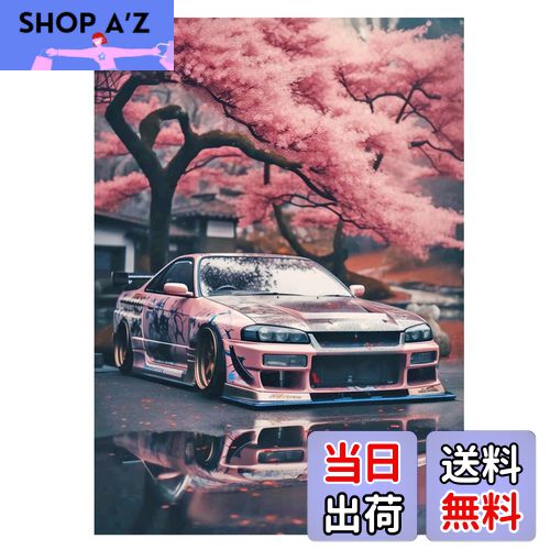 【送料無料】JISHSHAY ダイヤモンドアート キット 30x40cm ダイヤモンドアート 車 ビーズアート 上級者..