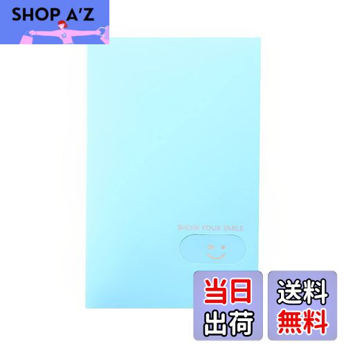 【送料無料】Zhi Jin ビジネス名刺ホルダー カードケース 120枚のカード収納 青 配達3〜5労働日まで