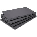 【送料無料】スレートストーン GOH DODD 4枚 25 × 12 cm 長角皿 天然石 プレートストーンおしゃれ な スライス (クッション付き)