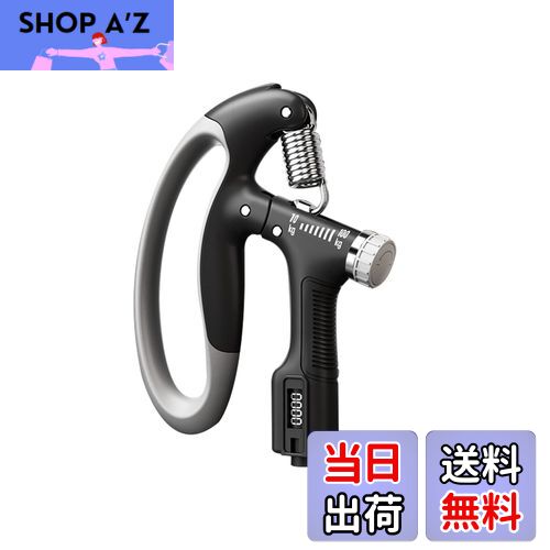 【送料無料】GreenGee 握力増強器 エクササイズ 握力グリッパー カウンター付き 10-100kg 負荷調整可能..