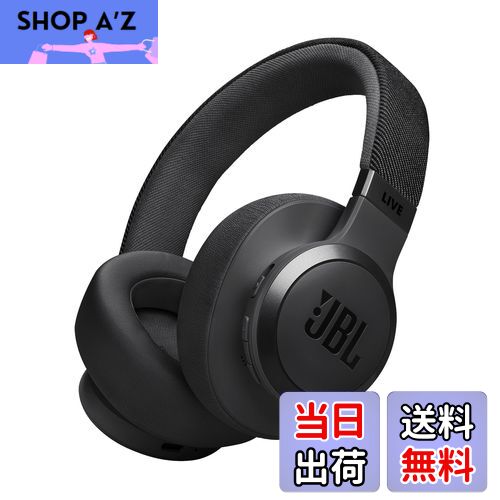 【送料無料】JBL LIVE 770 NC スタイル/デザイン/ハイブリッドノイズキャンセリング/Bluetooth対応/マルチポイント/オーバーイヤーヘッドホン/ブラック/JBLLIVE770NCBLK