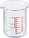 HARIO(ハリオ) 日本製 耐熱ガラス製 メジャーカップ 100ml MJC-10-R-BK