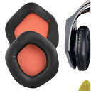 【送料無料】Geekria イヤーパッド QuickFit 互換性 パッド エイスース Asus STRIX 7.1, STRIX 2.0, STRIX PRO, STRIX DSP ヘッドホンに対応 パッド イヤー/イヤーカップ (プロテインレザー/ブラック)