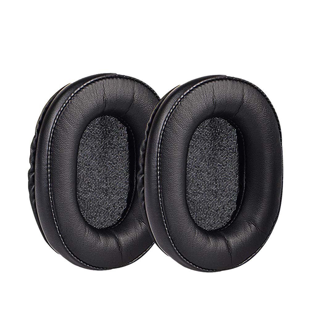 HDBD パナソニックRPHD10RP-HD10Eクッション交換用イヤーパッドヘッドフォンイヤーパッド 卵白黒