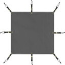 【送料無料】Lenzai テントシート 防水 グランドシート 耐水圧3000mm グレー 3サイズ 210 270 300 収納袋つき (270)