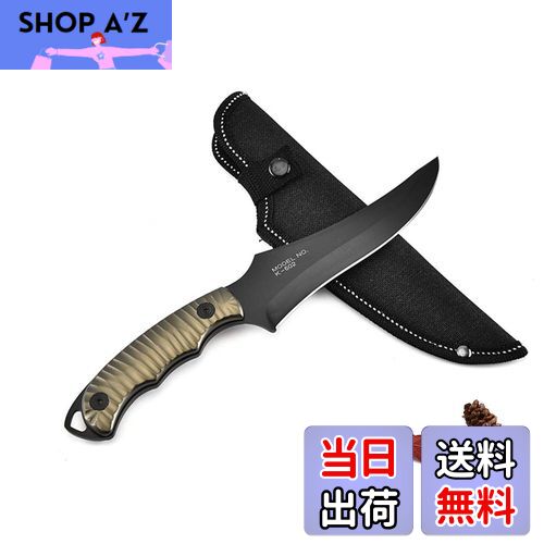 【送料無料】Dcenrun フィッシングナイフ シースナイフ 釣り用 アウトドア用 手のひらサイズで持ち運び..