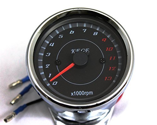 【送料無料】モンキー ゴリラ カブ に ピッタリ LED タコメーター 60 φ 電気式 4スト 単気筒 汎用 社外品