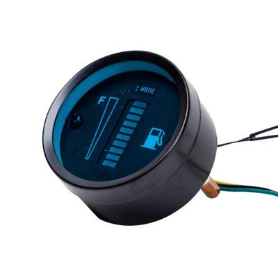 【送料無料】バイク メーター LED 燃料メーター 12V ガソリンメーター デジタル 汎用