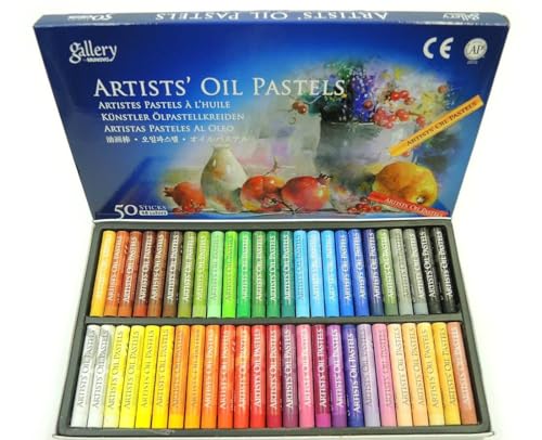 【送料無料】Gallery 画材 オイル パステル 48色 50本セット ARTIST'S OIL PASTELS めくるめく パステ..