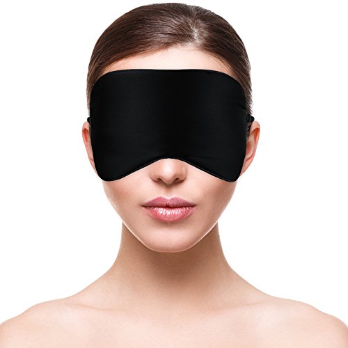 【送料無料】アイマスク 目隠し 安眠 遮光 快眠 昼寝 睡眠 旅行 出張 瞑想 天然シルク素材 軽量 バンド..