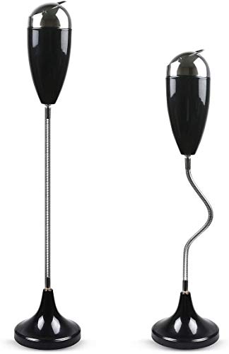 【送料無料】Ocaatech スタンド灰皿 ふた付き おしゃれ 屋外 室内 兼用 ステンレス 一個入り（ブラック）