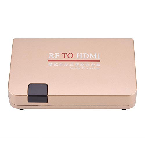 【送料無料】Fosa RFからHDMIへのコンバータ 電圧100-240V RFリプライHDMI変換器(ゴールド US)