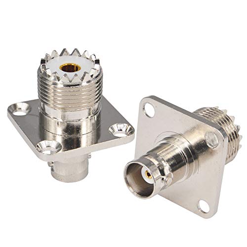 【送料無料】BOOBRIE M型コネクタ M-J⇔BNC-J RF同軸アダプタパネルタイプBNC-UHFリレー/接続/変換用フ..