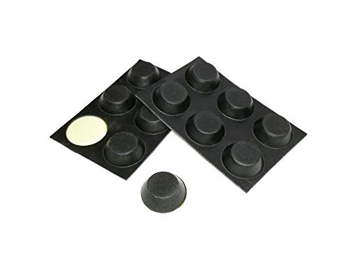 【送料無料】monofive ゴム足(12個)粘着式 13mm×4.5mm 電子機器ケース・キャビネット用 (滑り止め・減..