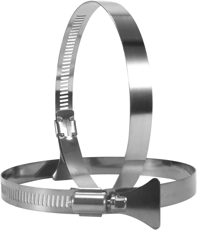【送料無料】OOPPENホースクランプ 手締めホースバンド ダクト用ホースバンド 304ステンレス製 141-165..