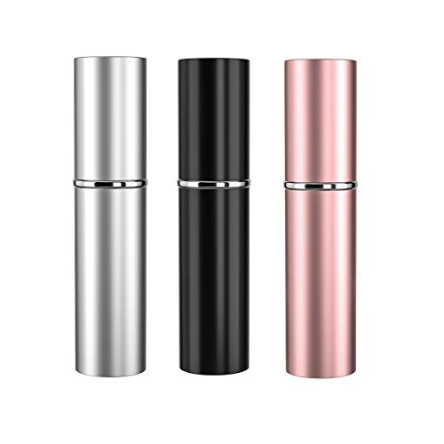 【送料無料】NONNBIRI アトマイザーセット 3色セット（漏斗付き）ボトル 化粧水用 噴霧器 スプレーボトル 小分けボトル 通勤 旅行携帯用 男女兼用 (6ml)