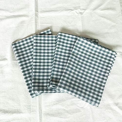 【送料無料】Sourcemall リネンナプキン ランチョンマット 滑り止め テーブル 食事マット ネイビーチェ..