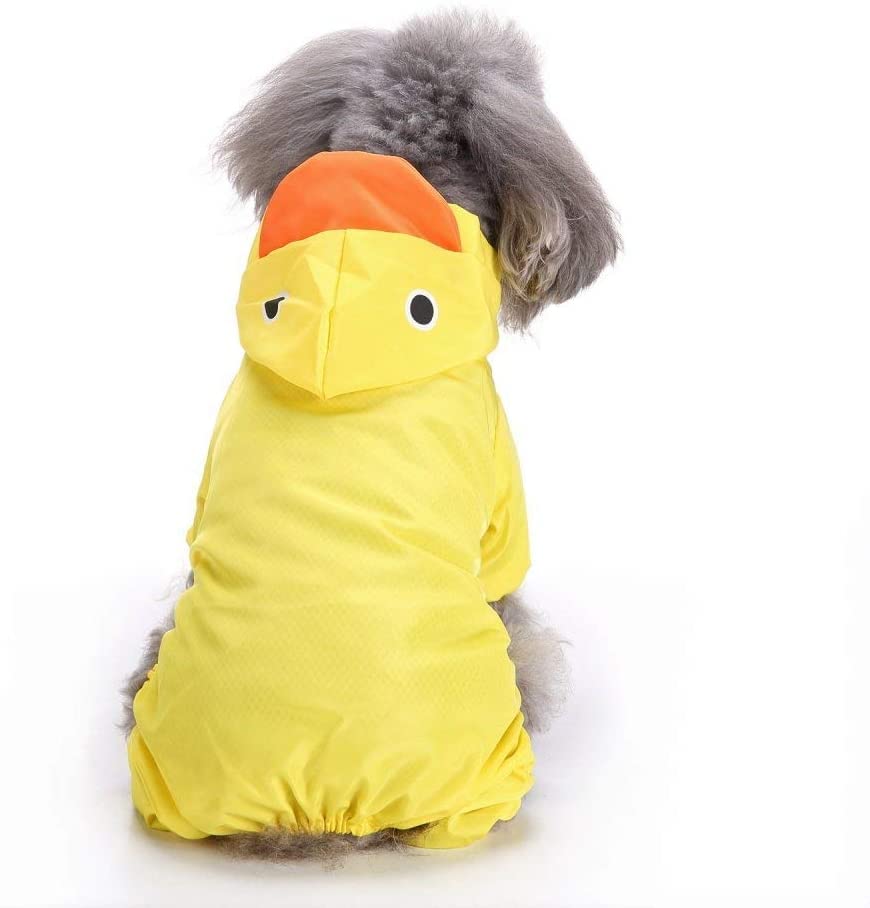 【送料無料】レインコート カエル柄 ペット服 可愛い おしゃれ 帽子付き 雨合羽 ドッグウェア 防水 雨..