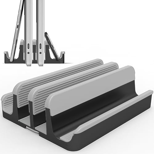 【送料無料】Geecol 2025年新型 全面シリコン保護＆六角レンチ収納付き 調整可能な幅 アルミ製4in1ノー..