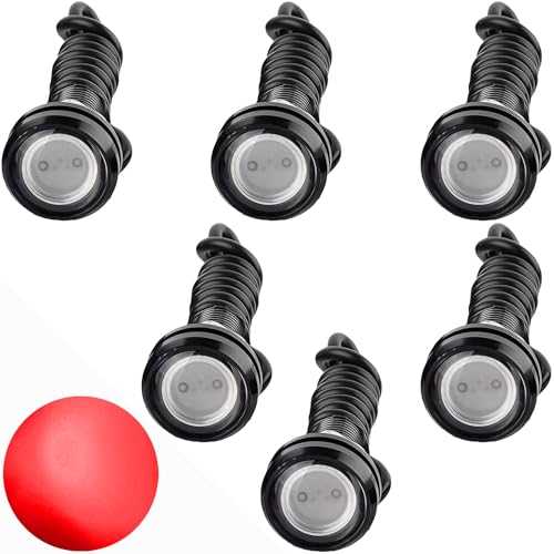 【送料無料】CTRICALVERハイパワー18mm9WイーグルアイLEDライト、カーモーターサイクルDRLデイタイムラ..