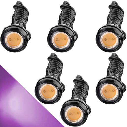 【送料無料】CTRICALVERハイパワー18mm9WイーグルアイLEDライト、カーモーターサイクルDRLデイタイムラ..