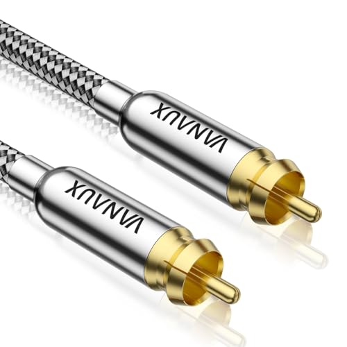 【送料無料】VANAUX サブウーファー ケーブル 同軸デジタルケーブル rcaオーディオケーブル オス- オスホームシアター／バースピーカー／テレビ／PS4ゲーム機をサポート