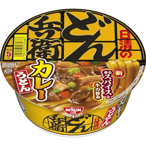 【送料無料】どん兵衛 カレーうどん [香るスパイスと牛の旨み] 日清食品 カップ麺 86g×12個