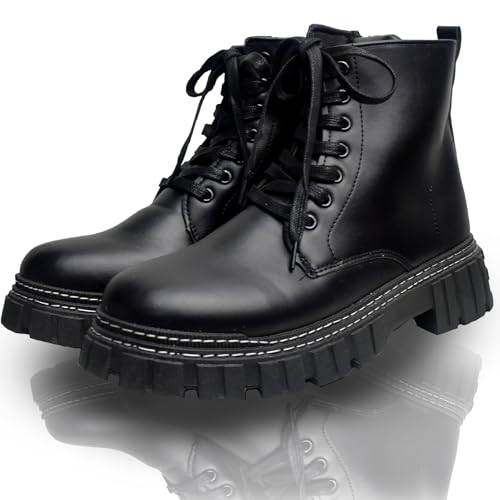 【送料無料】[ALVEIN] バイクブーツ メンズ ブリティッシュスタイル 英国風 サイドジッパー ワークシュ..