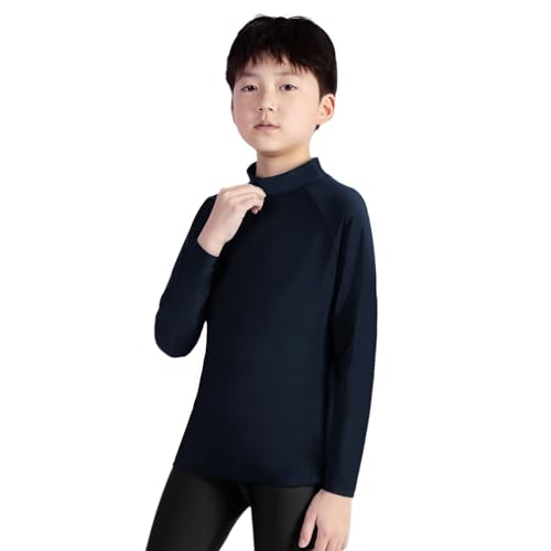 【送料無料】[Nesseo] ラッシュガード 長袖 キッズ 水着 スイムウェア 水陸両用 スイム シャツ 男の子 女の子 紫外線対策 日焼け予防 ハイネック 速乾 プール 海 サーフィン