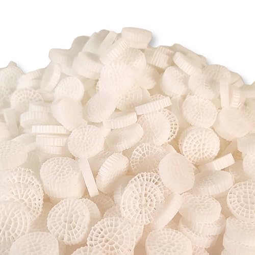 【送料無料】Lezalic 流動ろ材 Φ25 多孔質濾過フィルター材料 水槽用品 ろ過材 生物濾過 バクテリア 微生物 床 MBBR 約25mm×5mm