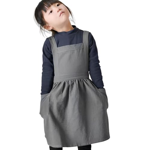 【送料無料】[fogman] エプロン 子供 小学生 子供用エプロン キッズ 無地 男の子 女の子 学校