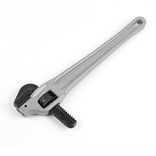 【送料無料】調整可能なオフセットパイプレンチ、 軽量アルミ合金製配管レンチ フローティングフックジョー付き、 ノンスリップグリップ配管レンチ 配管工、パイプ、家庭、自動車修理用