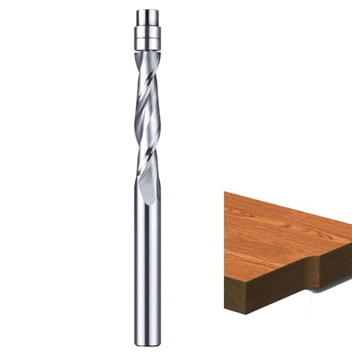 【送料無料】スパイラル フラッシュトリム 超硬 トリマー ビット