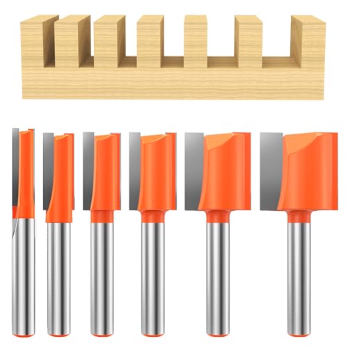 【送料無料】ストレートビット 6mm軸 トリマービット 超硬 ルータービット