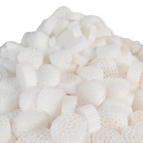 【送料無料】Lezalic 流動ろ材 Φ25 多孔質濾過 厚み10mm 37穴 フィルター材料 水槽用品 ろ過材 生物濾過 バクテリア 微生物 床 MBBR 約25mm×10mm