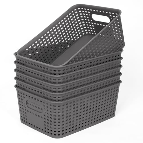 【送料無料】Y-Step 収納ボックス 小物入れケース 収納カゴ 6個セット収納ケース プラスチック ポリプ..