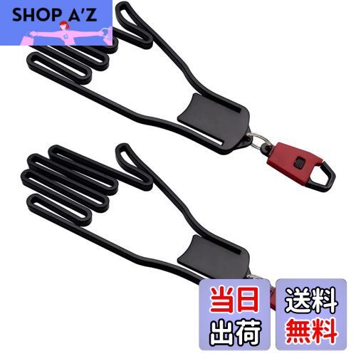 【送料無料】Athvcht ゴルフグローブ ハンガー 2個セット グローブハンガー キャディーバッグ 取付 ホルダー 手袋 ハンガー 乾燥 型崩れ防止 ゴルフ用...