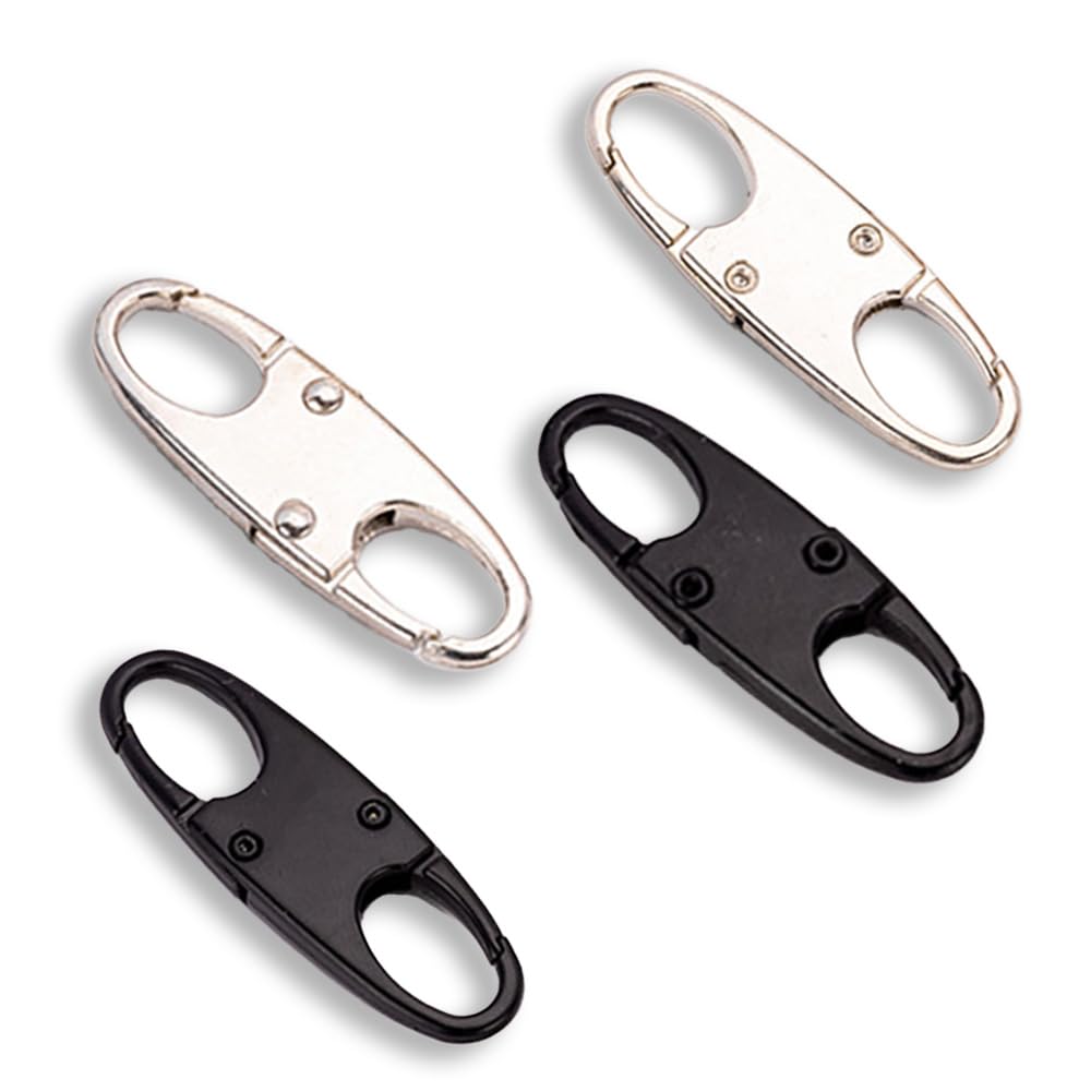 【送料無料】ジッパークリップ盗難防止 バックパックジッパーロック 4個入 引き手ジッパークリップ盗難..