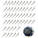 【送料無料】EsiFare ダッカール 美容師 50本 業務用 ヘアクリップ プロ用 ワニグリップ シングルピン ダッカールピン 理髪 手芸 髪クリップ クリップ お風呂 美容室 美容小物 髪留め ダッカールクリップ シルバー 耐熱 耐薬性