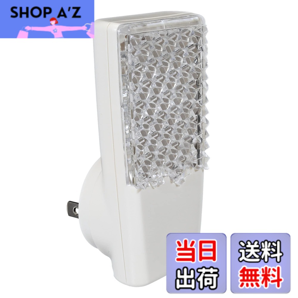 【送料無料】エルパ (ELPA) LEDセンサー付ライト (電球色/ホワイト/シャンデリア/コンセン ...
