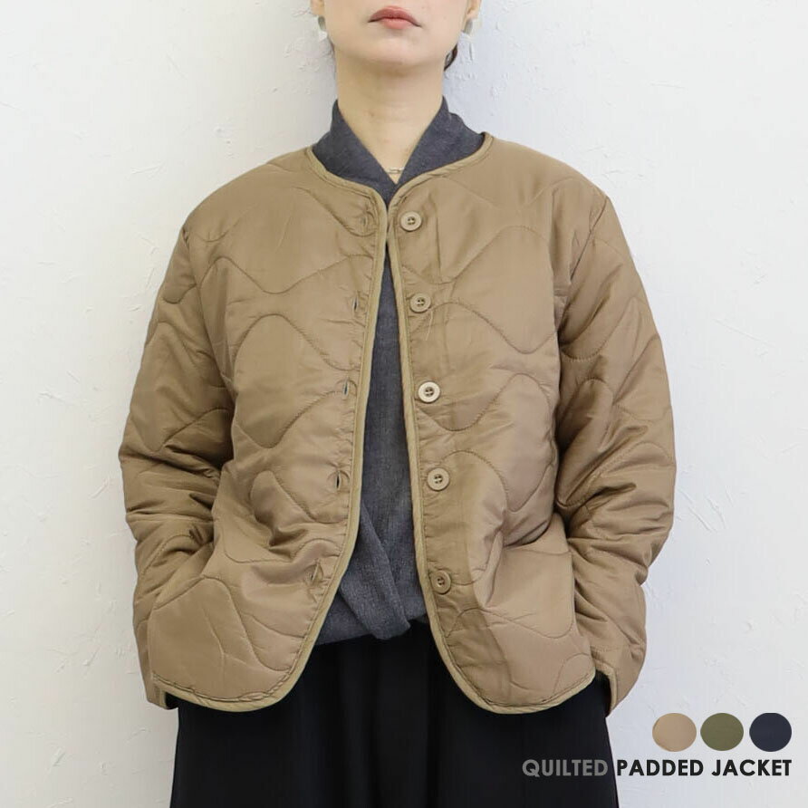 楽天市場】カーキ（種類（コート・ジャケット）キルティングジャケット