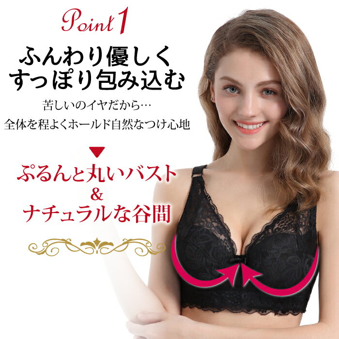 送料無料 ブラジャー 大きいサイズ セクシー かわいい つけ心地 ブラ フルカップ パッド無 おすすめ 人気 ワイヤー 大きいブラ グラマー レース 総レース ソフト カップ無 30代 40代 50代 Dカップ Eカップ Fカップ ランジェリー レディース 女性 インナー 下着 黒