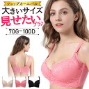 【送料無料】ブラジャー 大きいサイズ 大きいブラ 脇肉 脇高 セクシー かわいい つけ心地 谷間 補正 美乳 レース おしゃれ レディース E F G H 30...