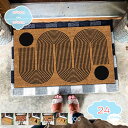 800円OFFクーポン ラグ 洗える 滑り止め 玄関マット おしゃれ かわいい 北欧 室内 屋内 エントランス ドアマット 家庭用 泥落とし 汚れ防止 吸水 速...