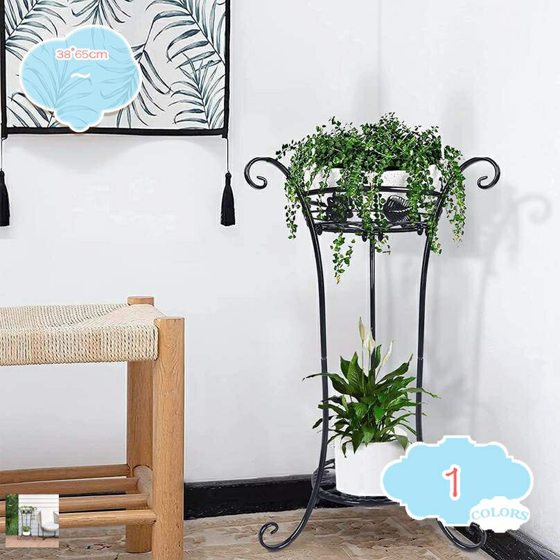 1000円OFFクーポン プランタースタンド フラワーボール 2段 フラワースタンド アイアン おしゃれ ガー..