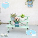木製 フラワースタンド 屋外 ガーデンラック 室内 プランタースタンド 3段 多肉植物 棚 多肉 花棚 植物棚 盆栽棚 フラワーラック 園芸ラック 花台 鉢植え...
