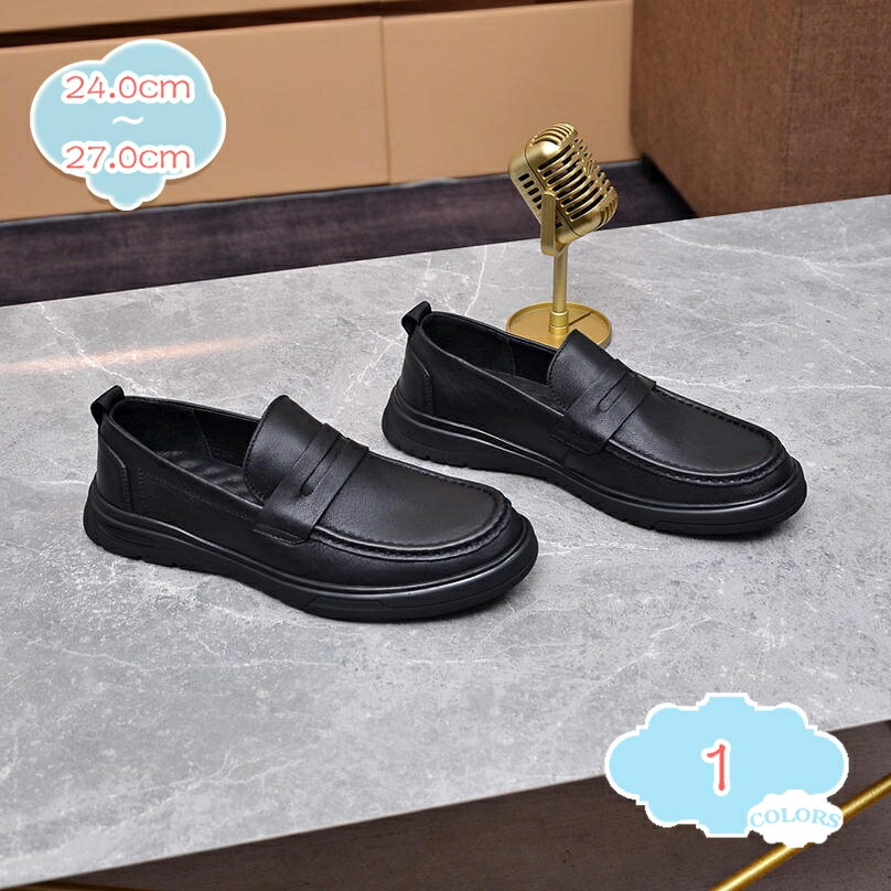 1000円OFFクーポン メンズ スリッポン 革 ローファー ドライビングシューズ 革靴 軽量 防滑 モカシン シンプル カジュアルシューズ 靴 スリップオン ...